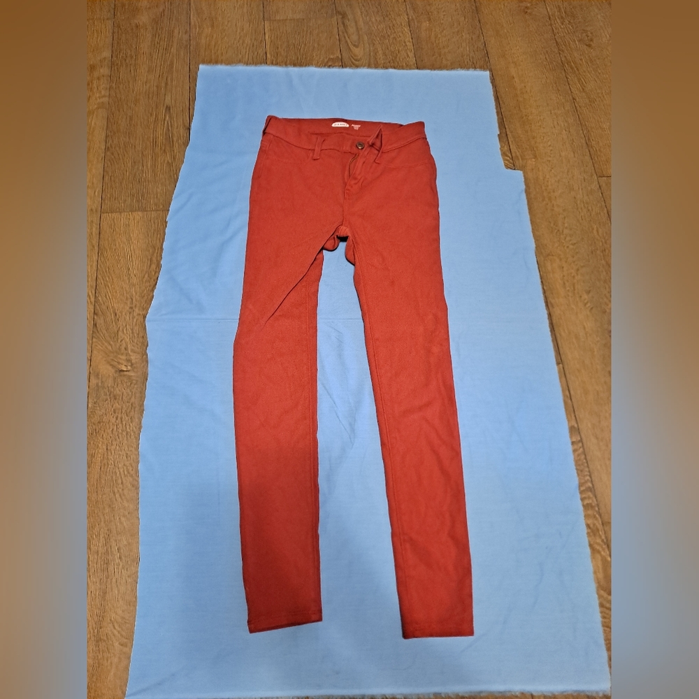 Copper red jeggings